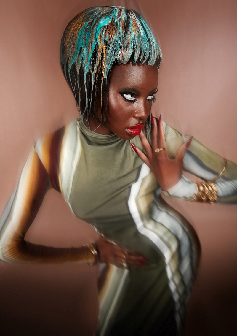Creative Colour Wet Painted Hair - Brodie Lee Tsiknaris - Gypsy Collection